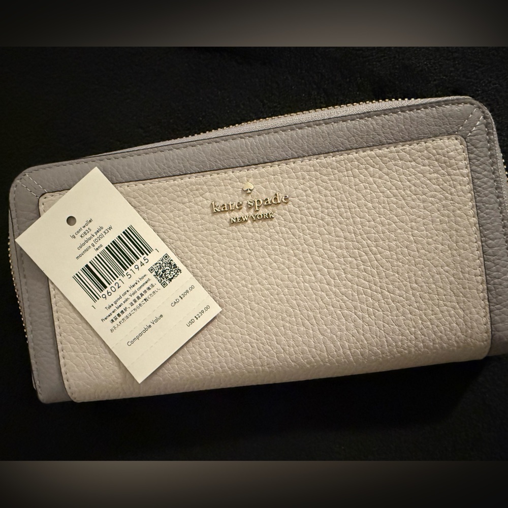 Kate Spade Lena Colorblock Large Continental Wallet - Picture 4 of 5